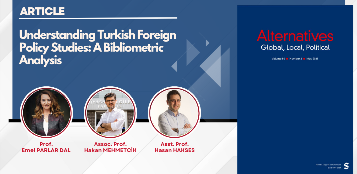 The article by Prof. Emel PARLAR DAL, Assoc. Prof. Hakan MEHMETCİK and Asst. Prof. Hasan HAKSES has been published
