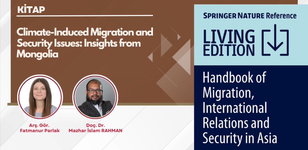 Arş. Gör. Fatmanur Parlak ve Doç. Dr. Mazhar İslam Rahman’ın kaleme aldığı kitap yayımlandı.
